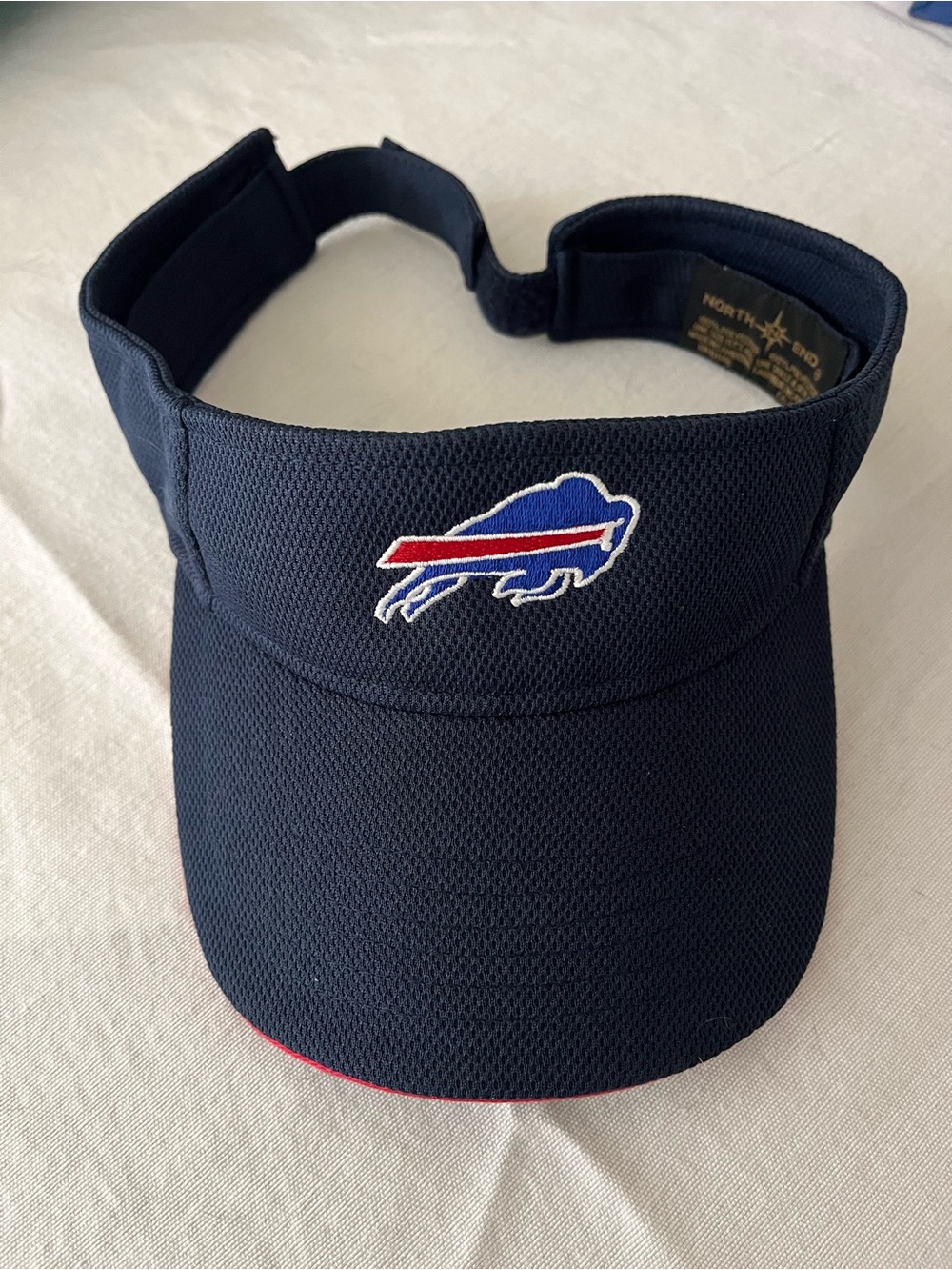 Buffalo Bills Navy Adult Visor